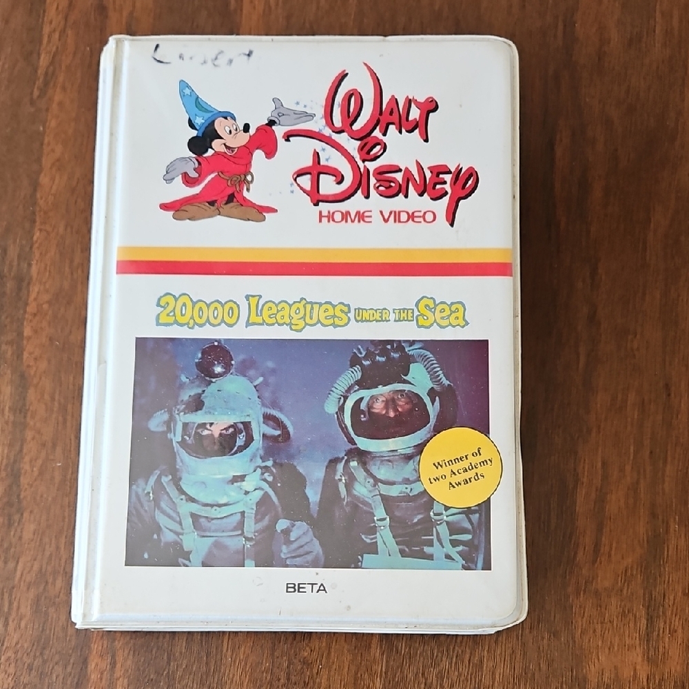 Vintage Betamax 20,000 Leagues Under The Sea Movie